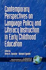 Contemporary Perspectives on Language Policy and Literacy Instruction in Early Childhood Education (PB)