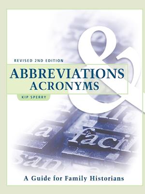Abbreviations & Acronyms