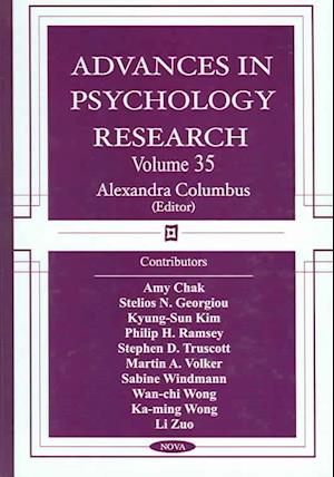 Advances in Psychology Research