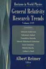 General Relativity Research Trends