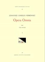 CMM 23 Johannes Ghiselin-Verbonnet (Active Last Part of 15th and Early 16th C.), Opera Omnia, Edited by Clytus Gottwald in 4 Volumes. Vol. I Motets