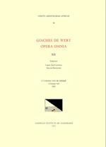 CMM 24 Giaches de Wert (1535-1596), Opera Omnia, Edited by Carol MacClintock (Secular Music) and Melvin Bernstein (Sacred Music). Vol. XII Madrigals (