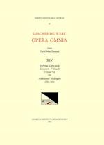 CMM 24 Giaches de Wert (1535-1596), Opera Omnia, Edited by Carol MacClintock (Secular Music) and Melvin Bernstein (Sacred Music). Vol. XIV [canzonette