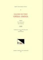 CMM 24 Giaches de Wert (1535-1596), Opera Omnia, Edited by Carol MacClintock (Secular Music) and Melvin Bernstein (Sacred Music). Vol. XVI [motets] (M