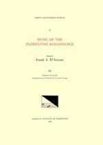 CMM 32 Music of the Florentine Renaissance, Edited by Frank A. d'Accone. Vol. III Francesco de Layolle (1492-Ca. 1540), Collected Secular Works for 2,