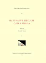 CMM 34 Mathaeus Pipelare (D. Shortly After 1500), Opera Omnia, Edited by Ronald Cross in 3 Volumes. Vol. I Chansons and Motets