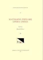 CMM 34 Mathaeus Pipelare (D. Shortly After 1500), Opera Omnia, Edited by Ronald Cross in 3 Volumes. Vol. II Credo de Sancto Johanne Evangelista, Missa