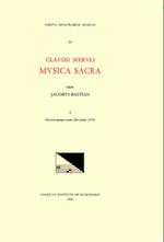 CMM 51 Claudio Merulo (1533-1604), Musica Sacra, Edited by James Bastian. Vol. I Missarum Quinque Vocum Liber Primus (1573)