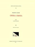 CMM 61 Philippe Rogier (Ca. 1561-1596), Opera Omnia, Edited by Lavern Wagner in 3 Volumes. Vol. III Motets and Chansons