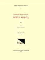 CMM 63 Thomas Crecquillon (Ca. 1510 Ca. 1557), Opera Omnia, Edited by Barton Hudson, Mary Tiffany Ferer, Laura Youens. Vol. III Missae Quinque Vocum