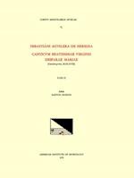 CMM 71 Sebastia'ni Aguilera de Heredia (D. 1627), Magnificats (Saragossa, 1618), Edited by Barton Hudson in 3 Volumes. Pars II