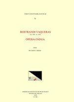 CMM 78 Bertrandus Vaqueras (Ca. 1450ca.1507), Opera Omnia, Edited by Richard Sherr in 1 Volume