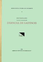 Msd 15 Jean Maillard, Lais Et Chansons d'Ernoul Gastinois (13th C.)