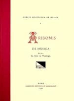 CSM 2 Aribo (11th C.), de Musica, Edited by Jos. Smits Van Waesberghe