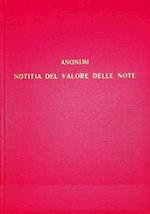 CSM 5 Anonymous, Notitia del Valore Delle Note del Canto Misurato, Edited by Armen Carapetyan