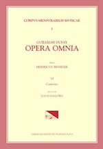 CMM 1 Guillaume Dufay (Ca. 1400-1474), Opera Omnia, Ed. Heinrich Besseler. Vol. VI Cantiones, Rev. David Fallows