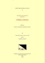 CMM 54 Jacquet de Mantua (1483-1559), Opera Omnia, Edited by Philip T. Jackson and George Nugent. Vol. V Primo Libro Dei Motetti a Cinque Voci (1539)