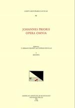 CMM 90 Johannes Prioris (15th C.), Opera Omnia, Edited by T. Herman Keahey and Conrad Douglas in 3 Volumes. Vol. I [masses]