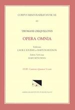 CMM 63 Thomas Crecquillon (Ca. 1510 Ca. 1557), Opera Omnia, Edited by Barton Hudson, Mary Beth Winn, Laura Youens. Vol. XVIII Chansons a 4