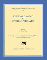 Cekm 37 Keyboard Music at Castell' Arquato (Middle 16th C.), Edited by H. Colin Slim. Vol. II Masses, Magnificat, Liturgical Works, Dances, and Madrig