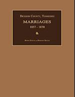 Dickson County, Tennessee, Marriages 1857-1870