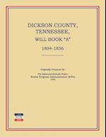Dickson County, Tennessee, Will Book a