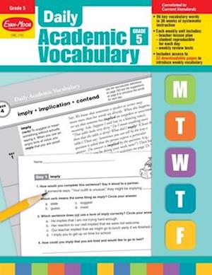 Daily Academic Vocabulary, Grade 5 [With Transparencies]