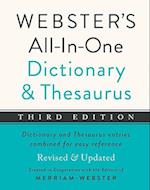 Webster's All-In-One Dictionary and Thesaurus, Third Edition