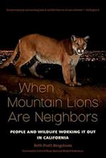 When Mountain Lions Are Neighbors