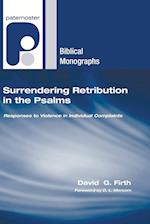 Surrendering Retribution in the Psalms