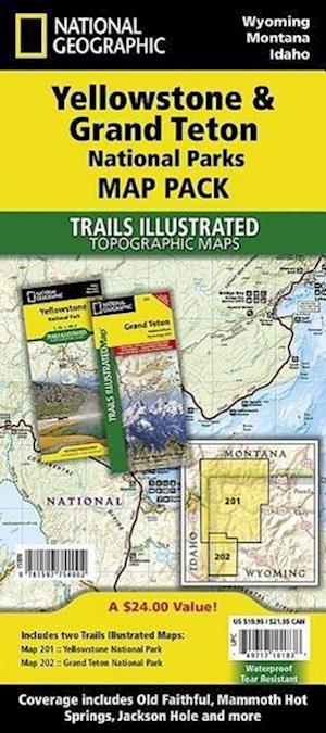 Yellowstone/grand Teton National Parks, Map Pack Bundle