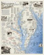 Maps, N:  Shipwrecks Of The Delmarva, Folded And Polybagged