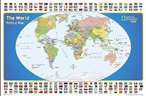 Maps, N:  World For Kids, The, Poster Sized, Laminated