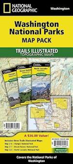 Geographic, N:  Washington National Parks Map Pack Bundle