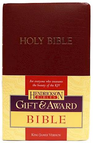 KJV Gift and Award Bible - Burgundy