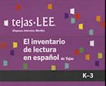 Tejas Leeae El Inventario de Lectura En Espaool de Tejas