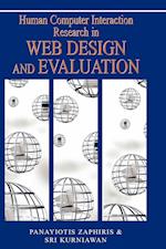 Human Computer Interaction Research in Web Design and Evaluation