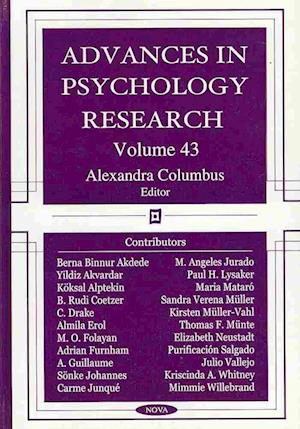 Advances in Psychology Research