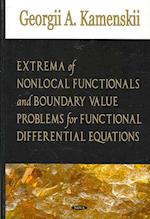 Extrema of Non-local Functionals & Boundary Value Problems for Functional Differential Equations