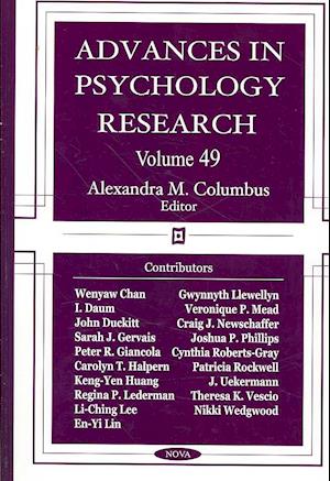 Advances in Psychology Research