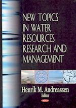 New Topics in Water Resources Research & Management