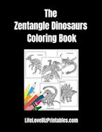 The Zentangle Dinosaurs Coloring Book