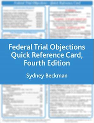 Federal Trial Objections Reference Card