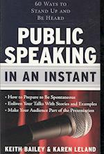 Public Speaking in an Instant