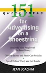 151 QUICK IDEAS FOR ADVERTISING ON A SHOESTRING - ebook