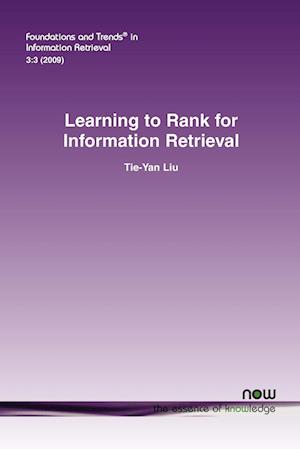 Learning to Rank for Information Retrieval