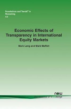 Economic Effects of Transparency in International Equity Markets