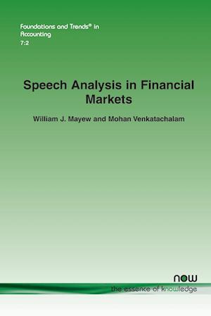 Speech Analysis in Financial Markets