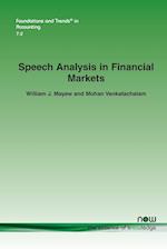 Speech Analysis in Financial Markets