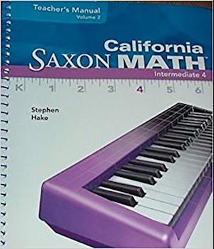 Saxon Math Intermediate 4 California